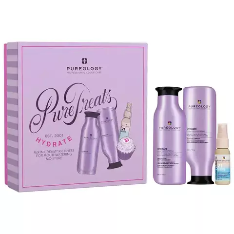 Pureology Hydrate Shampoo, Conditioner & Color Fanatic Hair Gift Set *Preorder* - comprar en línea