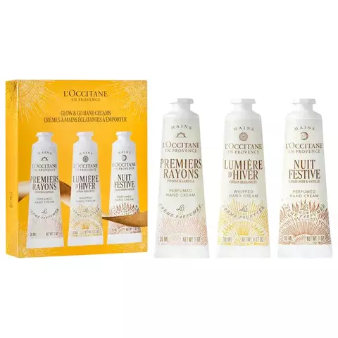 L'Occitane Glow & Go Hand Creams Gift Set *Preorder* - comprar en línea