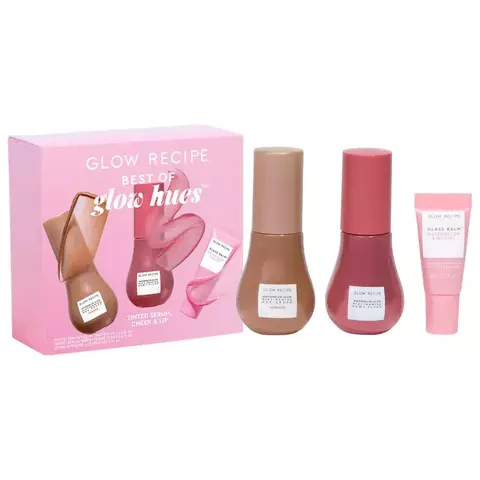 Glow Recipe Best of Glow Hues - Tinted Serum, Cheek & Lip Gift Set *Preorder* - comprar en línea