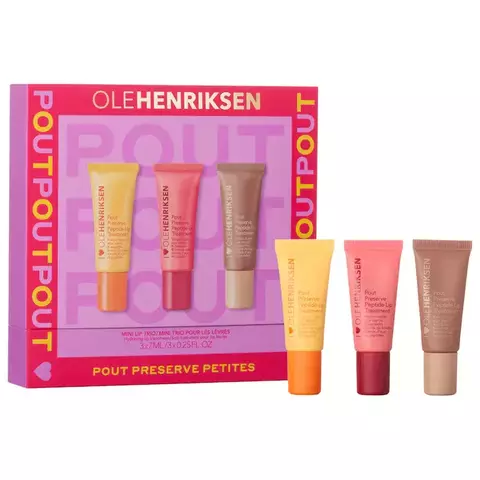 Olehenriksen Pout Preserve Petites Mini Lip Trio with Peptides *Preorder* - comprar en línea