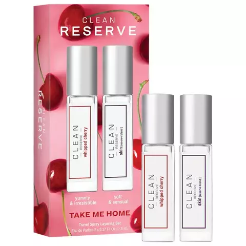 CLEAN RESERVE Take Me Home Whipped Cherry and Skin Travel Spray Perfume Layering Duo *Preorder* - comprar en línea