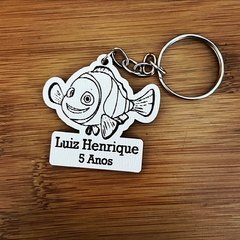 Chaveiros Peixe Nemo para Lembrancinhas de Aniversário em MDF