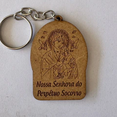 Kit Chaveiros Personalizados MDF – Nossa Senhora do Perpétuo Socorro - comprar online