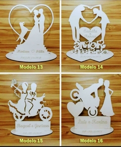 Lembrancinhas de Casamento Personalizadas em MDF - Elegância e Sofisticação para seu Grande Dia! - loja online