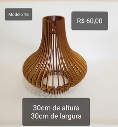 Lustre Decorativo em MDF – Design Moderno para Ambientes Aconchegantes - loja online
