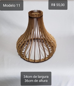 Lustre Decorativo em MDF – Design Moderno para Ambientes Aconchegantes - Arte Laser