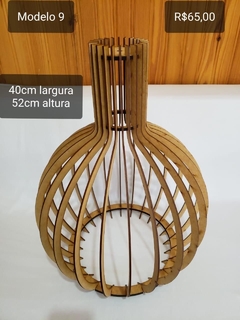 Lustre Decorativo em MDF – Design Moderno para Ambientes Aconchegantes na internet