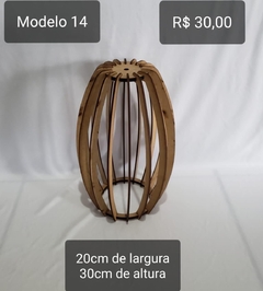 Lustre Decorativo em MDF – Design Moderno para Ambientes Aconchegantes - loja online