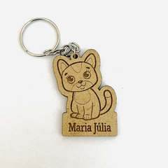 Chaveiros Gato para Lembrancinhas de Aniversário em MDF - comprar online
