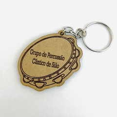 Chaveiros Pandeiro para Lembrancinhas Religiosas em MDF - comprar online