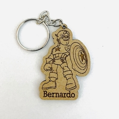 Chaveiros Capitão América para Lembrancinhas de Aniversário em MDF - comprar online