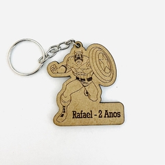 Chaveiros Capitão América para Lembrancinhas de Aniversário em MDF - comprar online