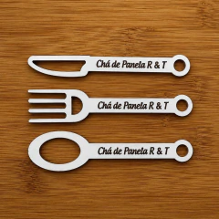 Kit Imãs de Geladeira Chá de Panela Personalizado MDF Chá de Cozinha e Casa Nova Lembrancinha