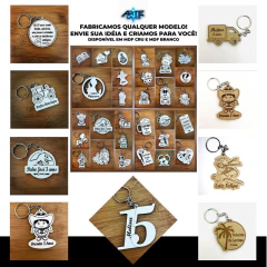 Kit Chaveiros MDF Pai e Filho - Lembrancinha Religiosa e Dia dos Pais - loja online