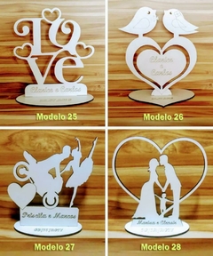 Lembrancinhas de Casamento Personalizadas em MDF - Elegância e Sofisticação para seu Grande Dia! - comprar online
