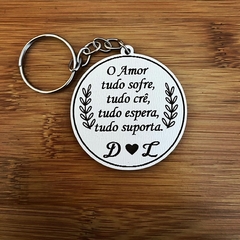 Chaveiros Lembrancinha de Casamento em MDF