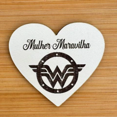 Kit Imãs Mulher Maravilha Dia da Mulher MDF | Lembrancinha Personalizada