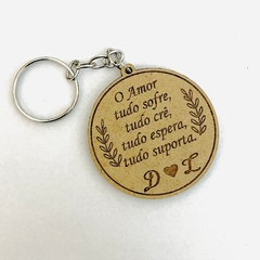 Chaveiros Lembrancinha de Casamento em MDF - comprar online