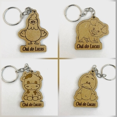Chaveiros Fazendinha Animais para Lembrancinhas de Aniversário em MDF - comprar online