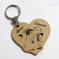Chaveiros Lembrancinha de Casamento em MDF - comprar online