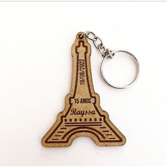 Chaveiros Torre Eiffel para Lembrancinha Aniversário 15 Anos em MDF - comprar online