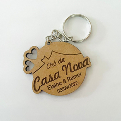 Chaveiros para Lembrancinha Chá de Cozinha, Chá de Panela, Chá de Casa Nova e Outros em MDF - comprar online