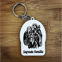 Chaveiros Sagrada Familia para Lembrancinhas Religiosas em MDF
