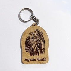 Chaveiros Sagrada Familia para Lembrancinhas Religiosas em MDF - comprar online