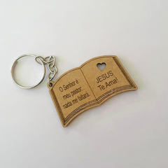 Chaveiros Bíblia para Lembrancinhas Religiosas em MDF - comprar online