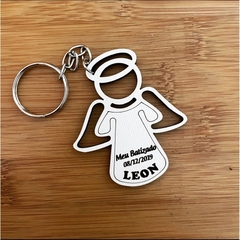Kit Chaveiros Lembrancinha de Batizado em MDF