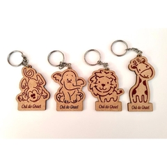 Chaveiros Safari para Lembrancinhas de Aniversário e Chá de Bebê em MDF - comprar online