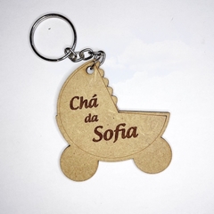 Chaveiros Carrinho de Bebê para Lembrancinhas de Aniversário e Chá de Bebê em MDF - comprar online