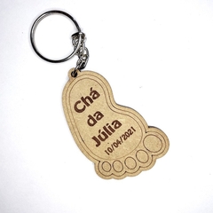 Chaveiros Pézinho para Lembrancinhas de Aniversário e Chá de Bebê em MDF - comprar online