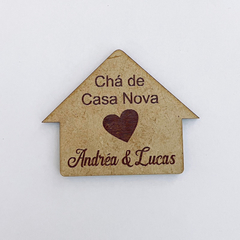 Imã de Geladeira Casa para Lembrancinha de Chá de Cozinha, Chá de Casa Nova em MDF - comprar online