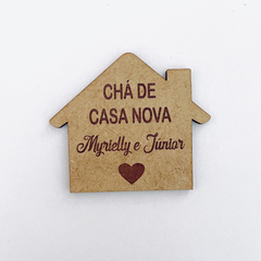 Imã de Geladeira Casa para Lembrancinha de Chá de Cozinha, Chá de Casa Nova em MDF - comprar online