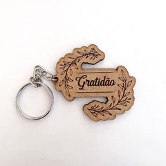Chaveiros Gratidão em MDF - comprar online