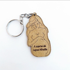 Chaveiros Mulher Grávida para Lembrancinhas de Aniversário e Chá de Bebê em MDF - comprar online