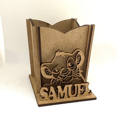 Porta Caneta Lembrancinha de Aniversário - Arte Laser