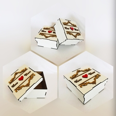 Caixa MDF Personalizada – Ideal para Casamentos, Aniversários e Brindes