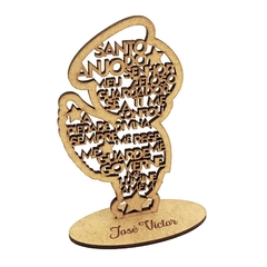 Lembrancinha Personalizada para Batizado - MDF com Design Sofisticado e Religioso - comprar online