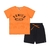 Conjunto Tropical - Laranja / Preto