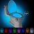 Zk30 inteligente sensor de movimento pir toalete assento noite luz, luz de fundo - INFOR DTM ACESSORIOS