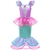 Crianças belle traje menina halloween princesa cosplay vestido de festa crianç - INFOR DTM ACESSORIOS