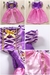 Crianças belle traje menina halloween princesa cosplay vestido de festa crianç na internet