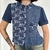Camisa estampada Farm - Green Club brechó 