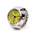 Relógio de dedo punk vintage mini pulseira elástica liga relógios casal anéi