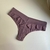 Calcinha meio fio duplo Invisível - Verena lingerie