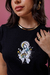 T-Shirt - Nossa Senhora - Preto - TAM G na internet