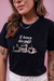 T-Shirt - É hora do café - Preto - Tam M na internet