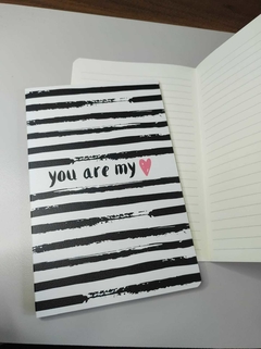 Caderno Pink Love - Listras